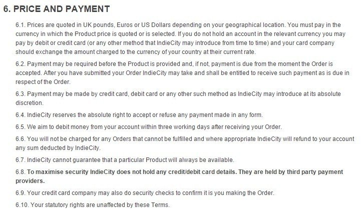 direct vat form debit TermsFeed Ecommerce  for Stores Conditions and Terms