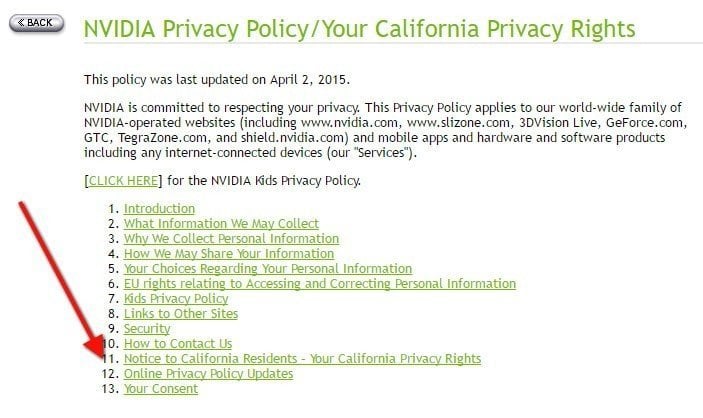 clause rights agreement under Rightsâ€  clause Privacy The â€œYour California  TermsFeed