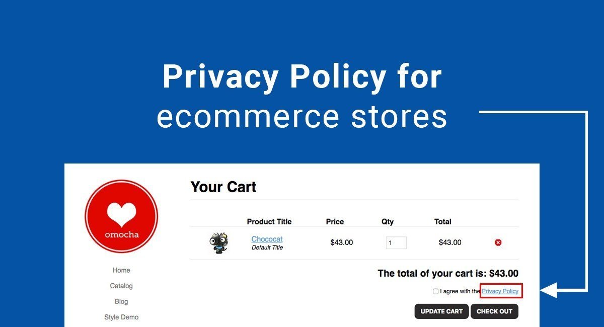 privacy policy online store