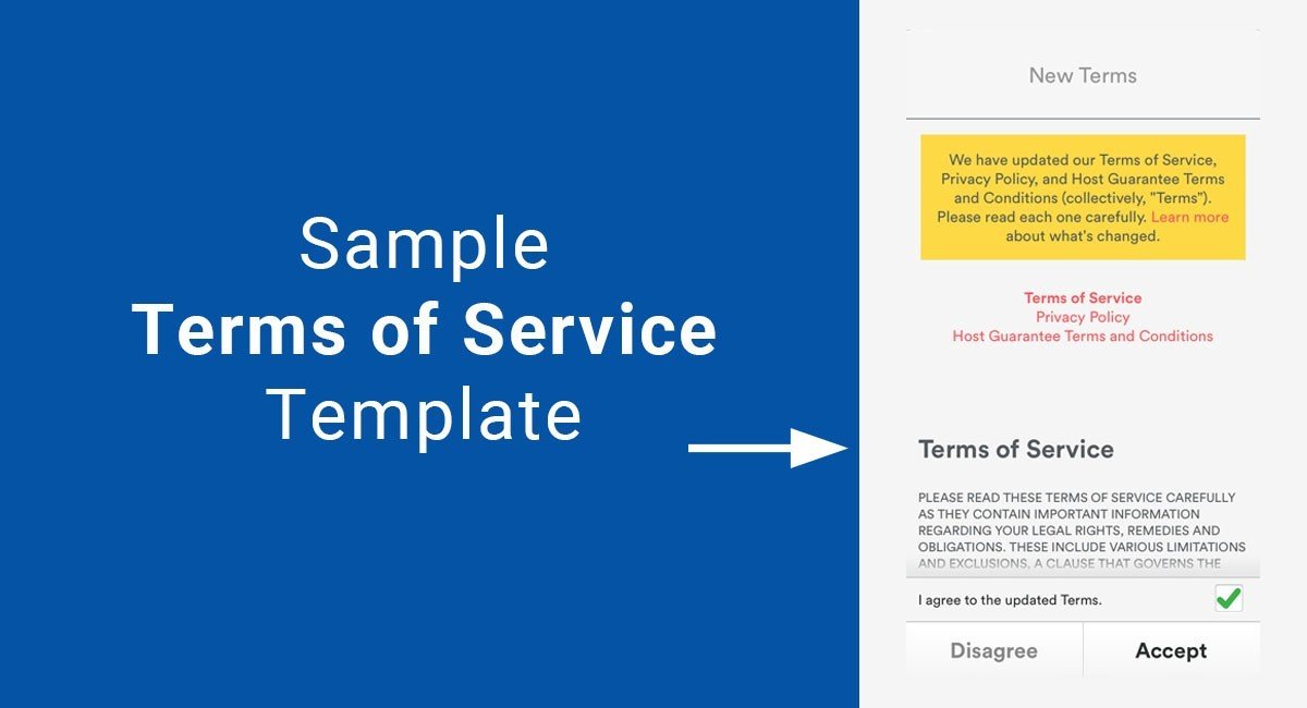 Sample Terms Of Service Template TermsFeed