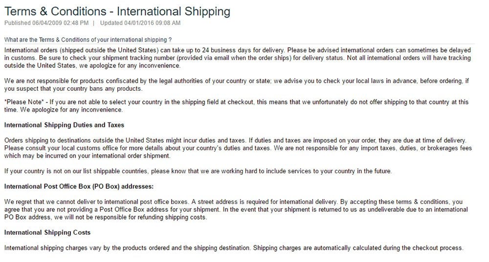 legal requirements for selling
