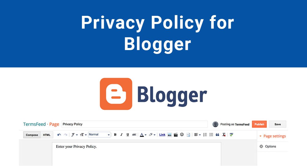 Privacy Policy for Blogger/BlogSpot