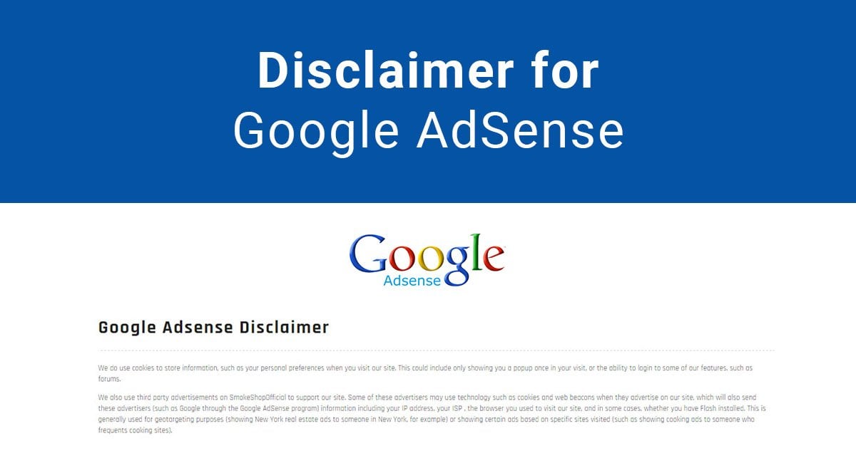 Disclaimer for Googl