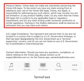 apple support claim warranty TermsFeed  Minimum Requirements  Appleâs to EULA Custom Meet
