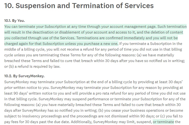 sample clause license Template TermsFeed Sample Terms and Conditions