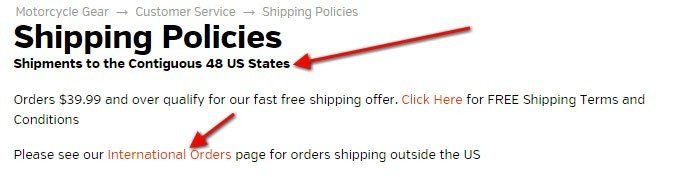 Sample Shipping Policy Template Termsfeed 6309