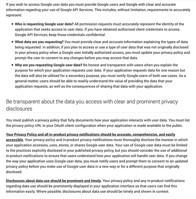 Updating Your Privacy Policy for Social Logins - TermsFeed