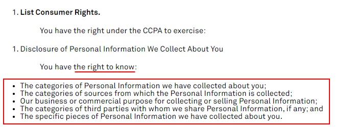 CCPA Notices TermsFeed