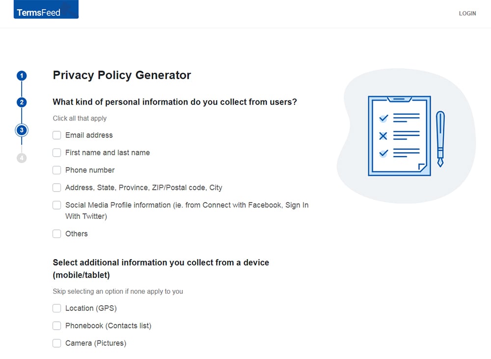Android App Privacy Policy Template