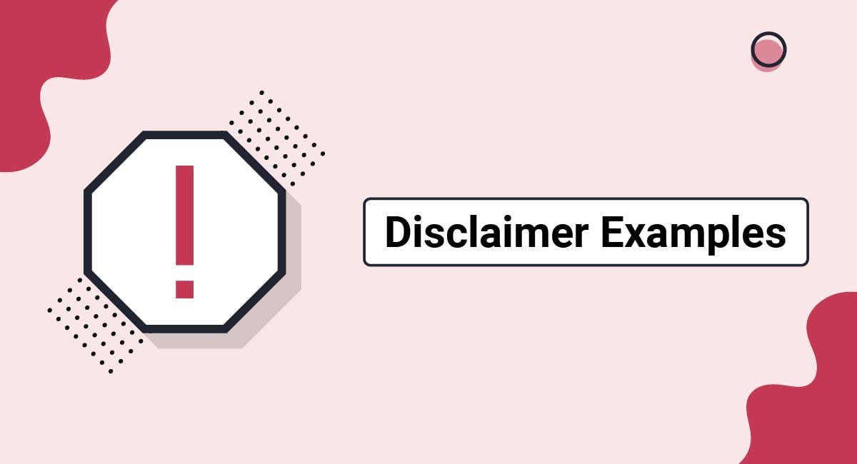 Disclaimer Examples - Termly