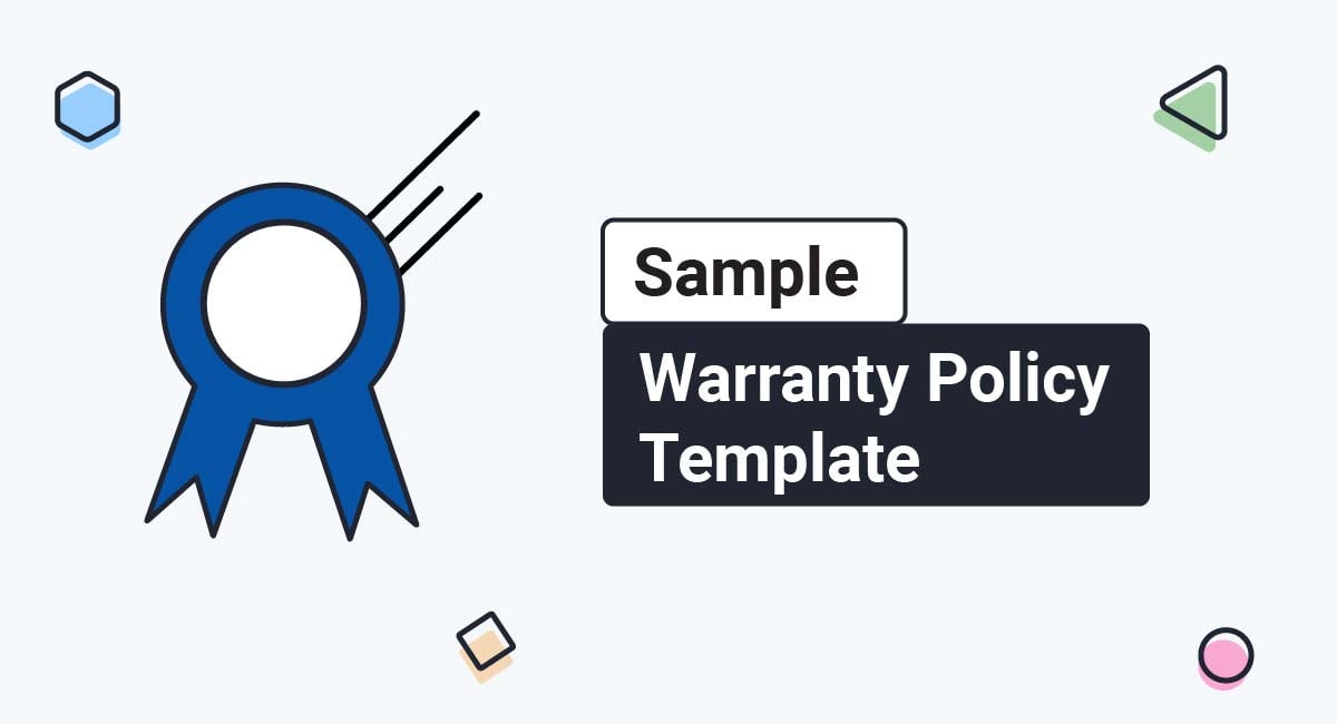 Warranty Policy Template TermsFeed