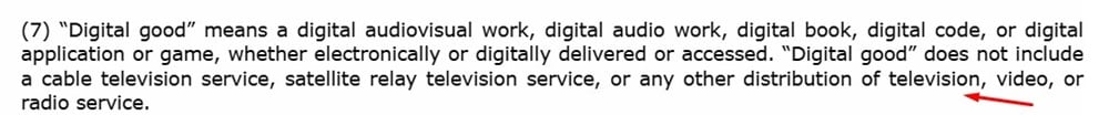 California AB 2426 Definition of Digital Goods