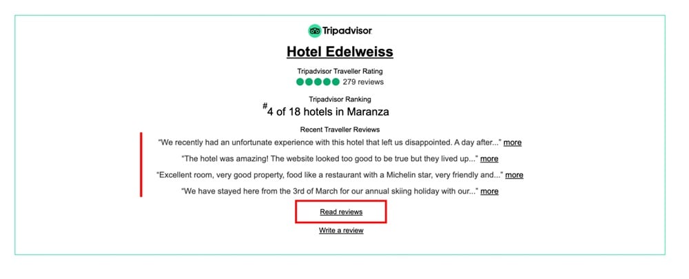 Hotel Edelweiss Read Reviews link